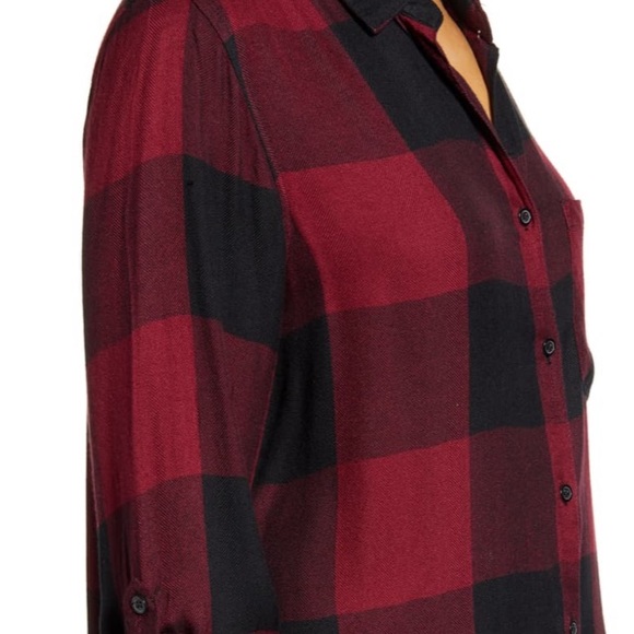 NEW Thread & Supply Button-Down Plaid Flannel - Picture 7 of 9
